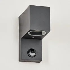 Applique Murale D'Exterieurkingstown Anthracite, Transparent, 1 Lumiere, Detecteur De Mouvement