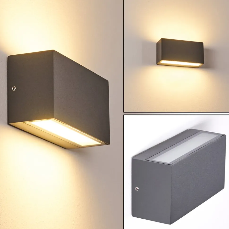 Applique Murale D'Exterieur Duluth Led Anthracite, 1 Lumiere