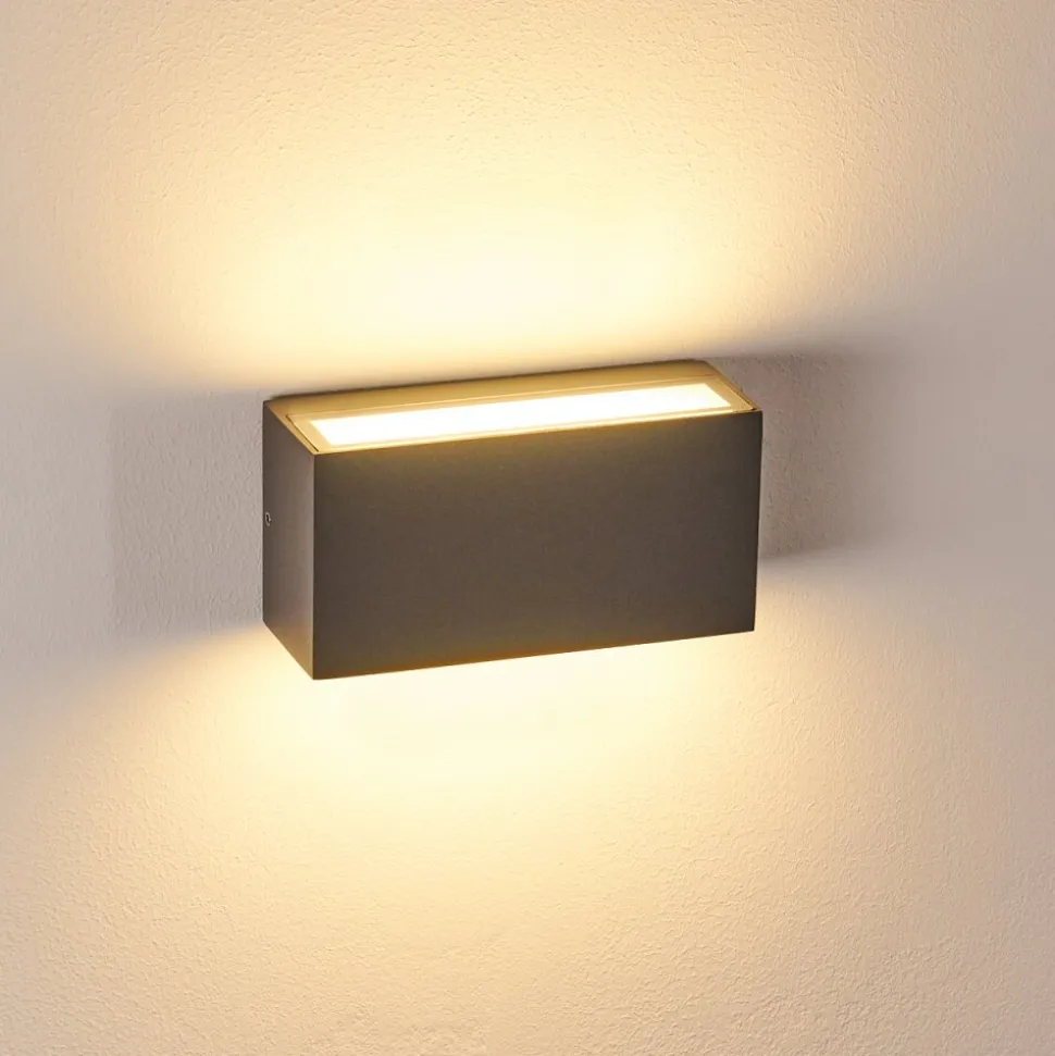 Applique Murale D'Exterieur Duluth Led Anthracite, 1 Lumiere