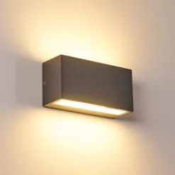 Applique Murale D'Exterieur Duluth Led Anthracite, 1 Lumiere