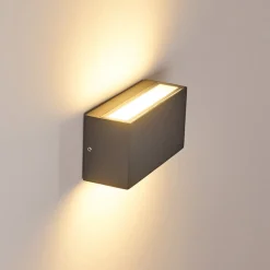 Applique Murale D'Exterieur Duluth Led Anthracite, 1 Lumiere