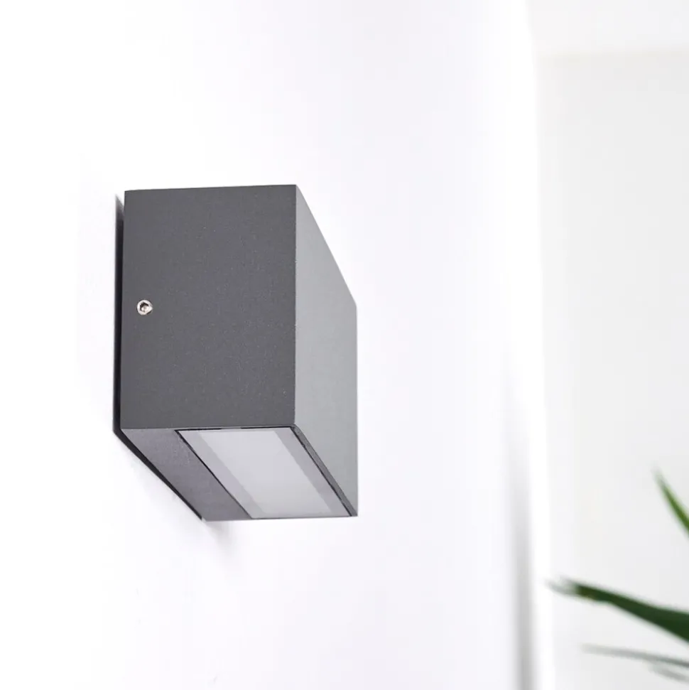 Applique Murale D'Exterieur Duluth Led Anthracite, 1 Lumiere
