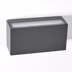 Applique Murale D'Exterieur Duluth Led Anthracite, 1 Lumiere