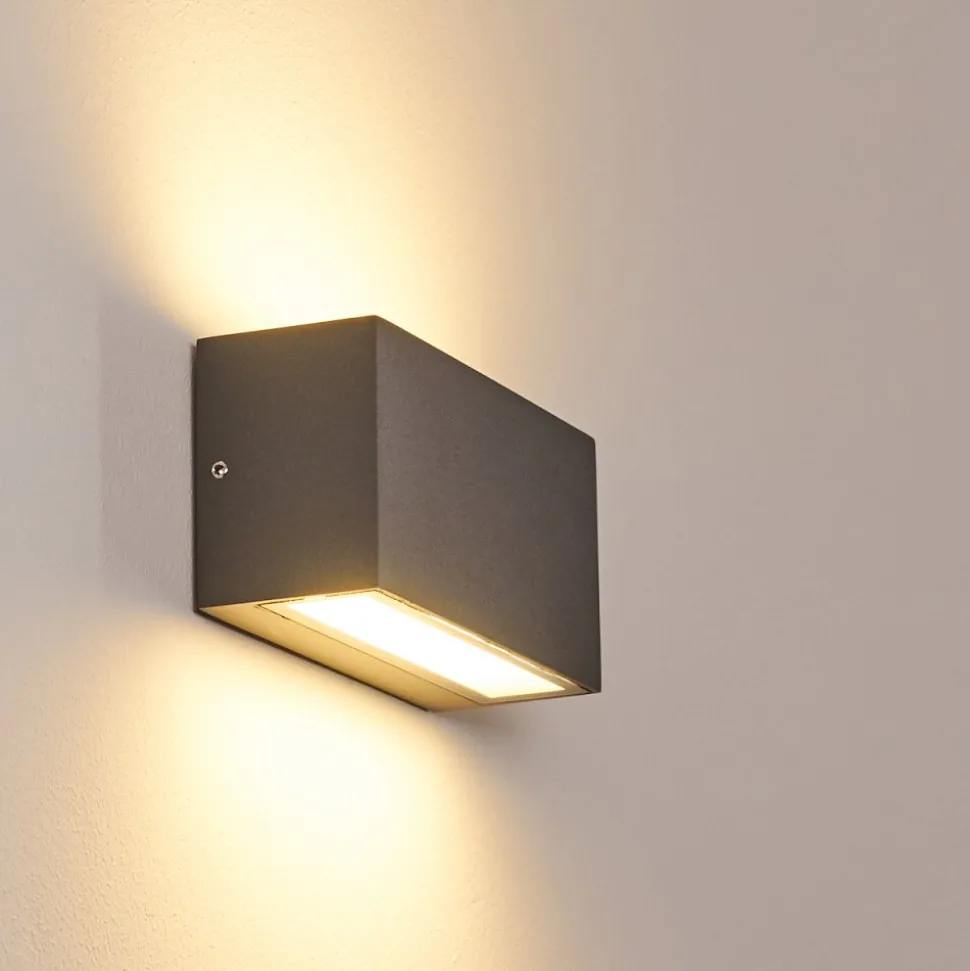 Applique Murale D'Exterieur Duluth Led Anthracite, 1 Lumiere