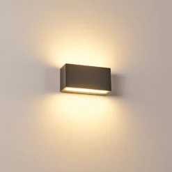 Applique Murale D'Exterieur Duluth Led Anthracite, 1 Lumiere