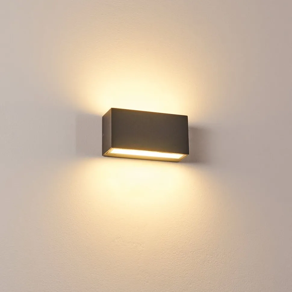 Applique Murale D'Exterieur Duluth Led Anthracite, 1 Lumiere