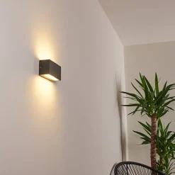 Applique Murale D'Exterieur Duluth Led Anthracite, 1 Lumiere