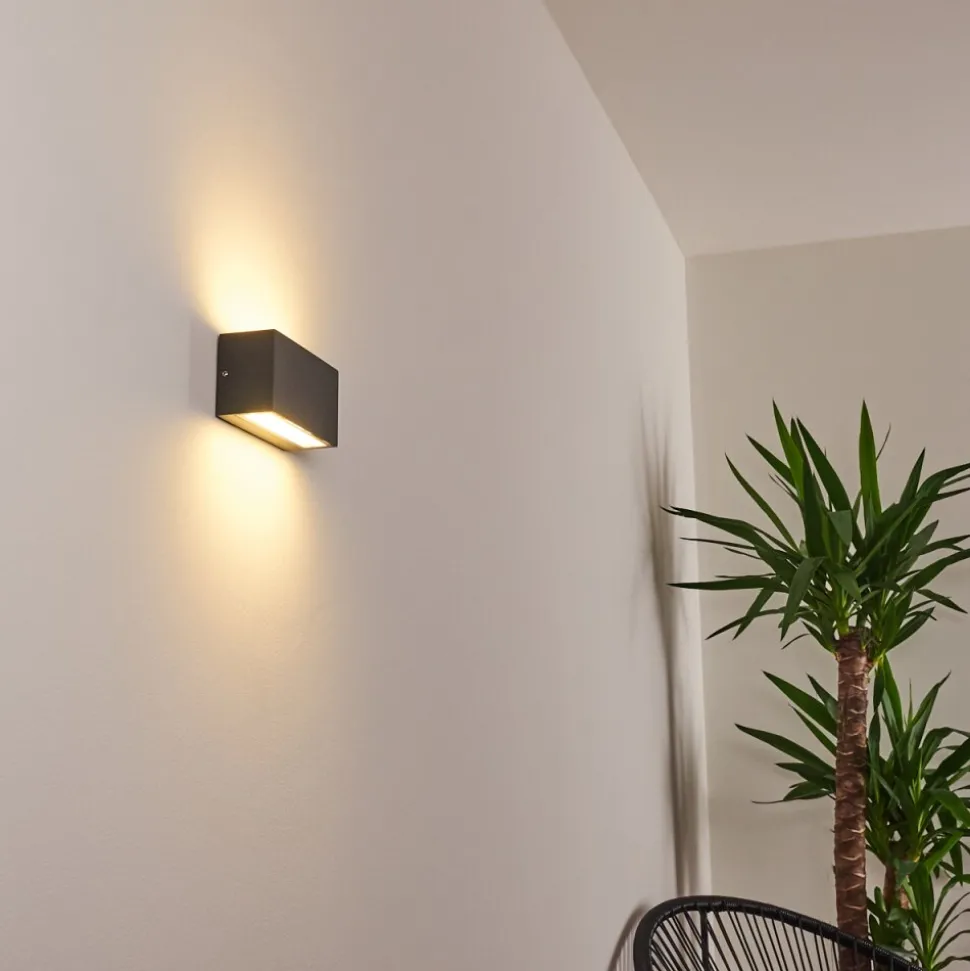 Applique Murale D'Exterieur Duluth Led Anthracite, 1 Lumiere