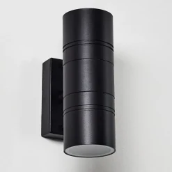 Applique Murale D'Exterieur Froslev Led Noir, 2 Lumieres