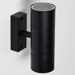 Applique Murale D'Exterieur Froslev Led Noir, 2 Lumieres