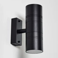 Applique Murale D'Exterieur Froslev Led Noir, 2 Lumieres