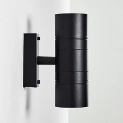 Applique Murale D'Exterieur Froslev Led Noir, 2 Lumieres