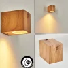 Applique Murale D'Exterieur Skaabu Couleur Bois, 1 Lumiere