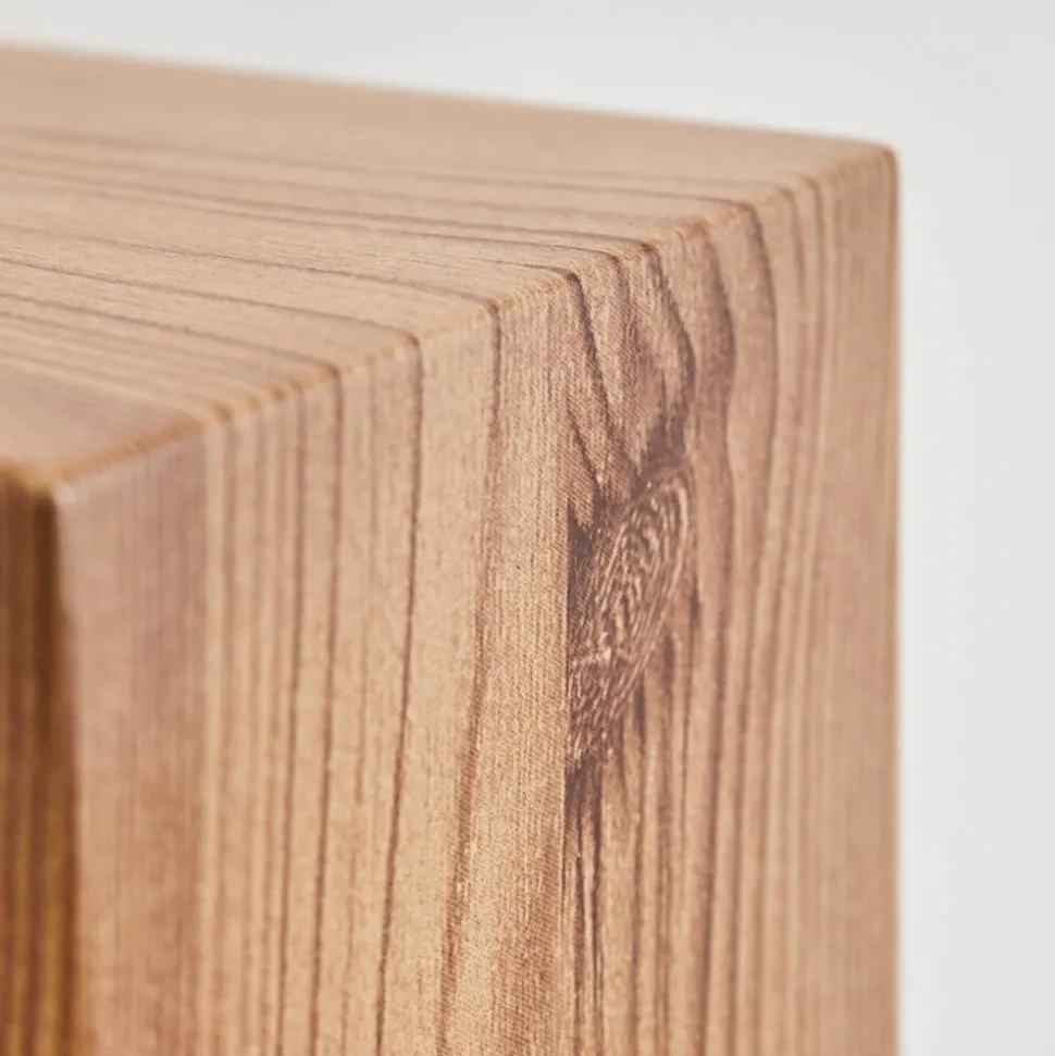 Applique Murale D'Exterieur Skaabu Couleur Bois, 1 Lumiere