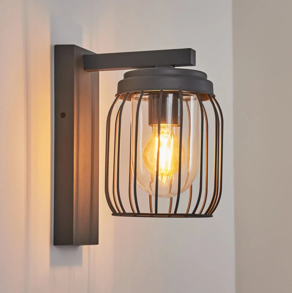 Applique Murale D'Exterieur Foothills Anthracite, 1 Lumiere