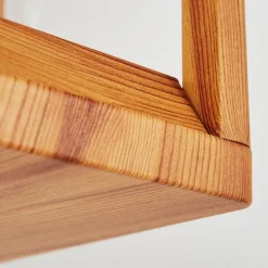 Applique Murale D'Exterieur Leset Brun, Couleur Bois, 1 Lumiere