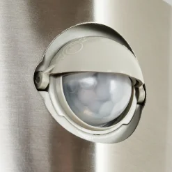 Applique Murale D'Exterieur Visnum Nickel Mat, Blanc, 1 Lumiere, Detecteur De Mouvement