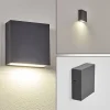 Applique Murale D'Exterieur Spidern Led Anthracite, 1 Lumiere