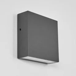 Applique Murale D'Exterieur Spidern Led Anthracite, 1 Lumiere