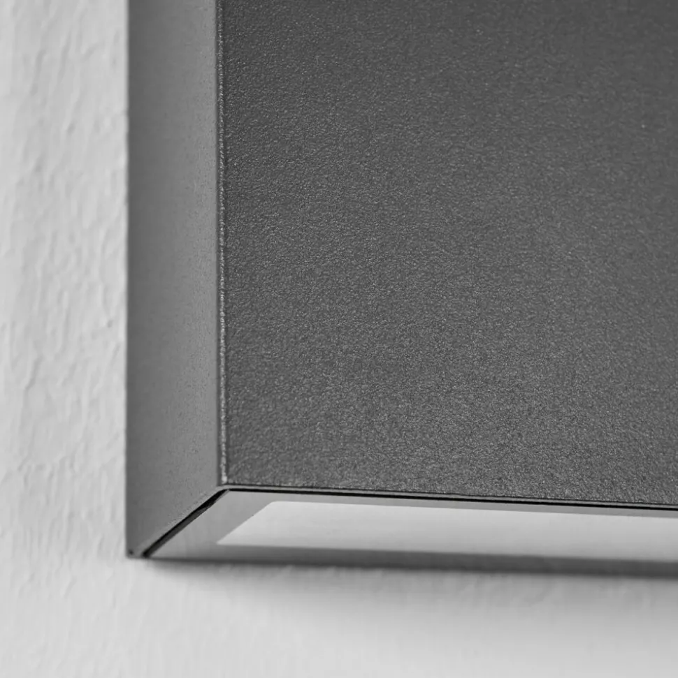 Applique Murale D'Exterieur Spidern Led Anthracite, 1 Lumiere