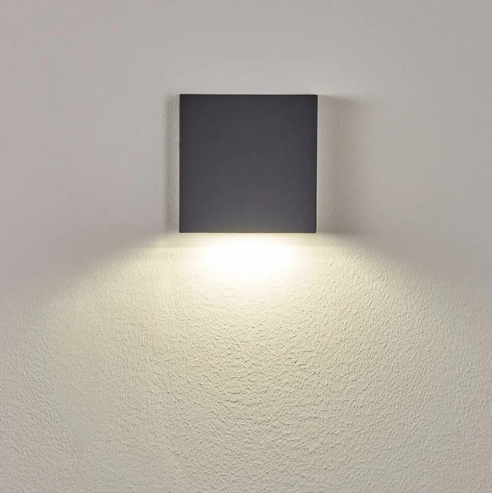 Applique Murale D'Exterieur Spidern Led Anthracite, 1 Lumiere