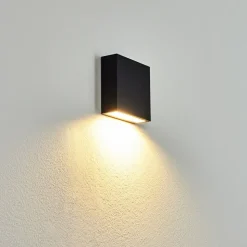 Applique Murale D'Exterieur Spidern Led Noir, Blanc, 1 Lumiere