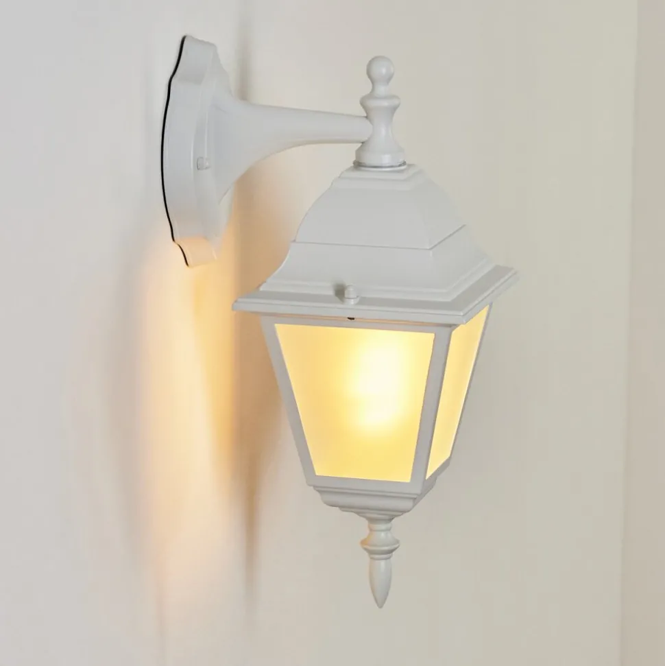Applique Murale D'Exterieur Naofe Blanc, 1 Lumiere