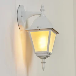 Applique Murale D'Exterieur Naofe Blanc, 1 Lumiere