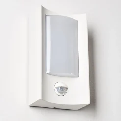 Applique Murale D'Exterieur Nordkapp Led Blanc, 1 Lumiere, Detecteur De Mouvement