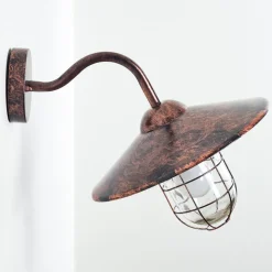 Applique Murale D'Exterieur Oricourt Bronze, 1 Lumiere