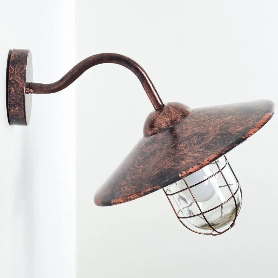 Applique Murale D'Exterieur Oricourt Bronze, 1 Lumiere