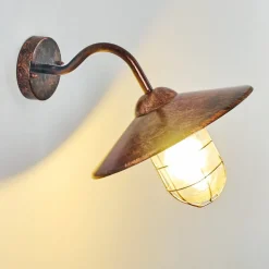 Applique Murale D'Exterieur Oricourt Bronze, 1 Lumiere