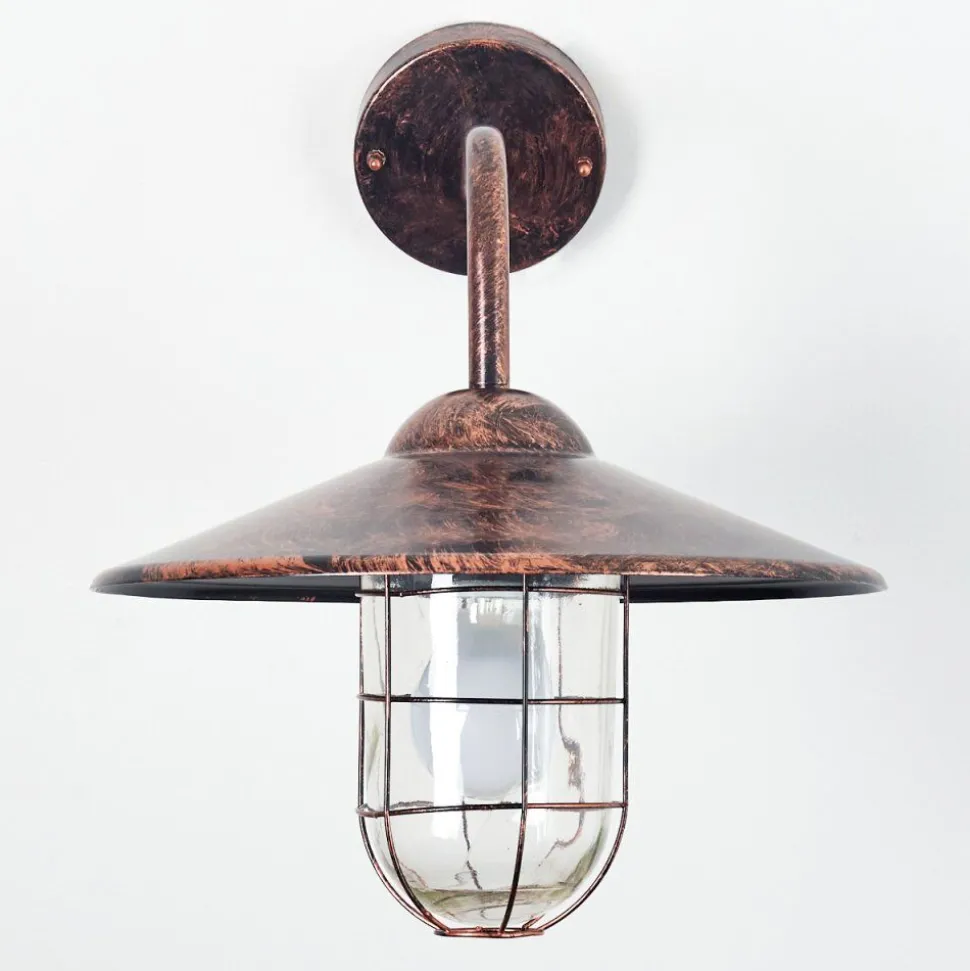 Applique Murale D'Exterieur Oricourt Bronze, 1 Lumiere