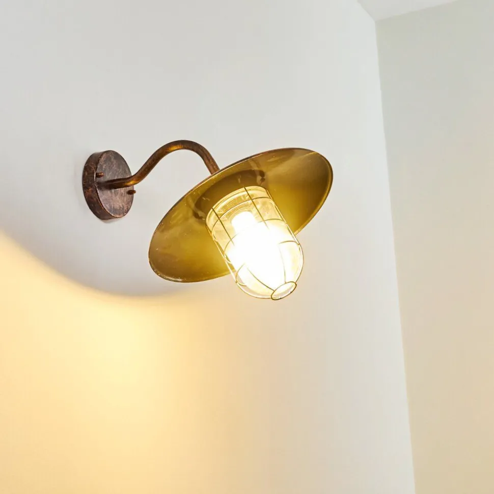 Applique Murale D'Exterieur Oricourt Bronze, 1 Lumiere