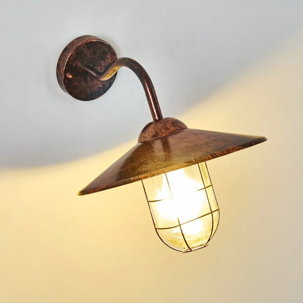 Applique Murale D'Exterieur Oricourt Bronze, 1 Lumiere