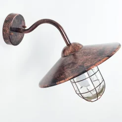 Applique Murale D'Exterieur Oricourt Bronze, 1 Lumiere