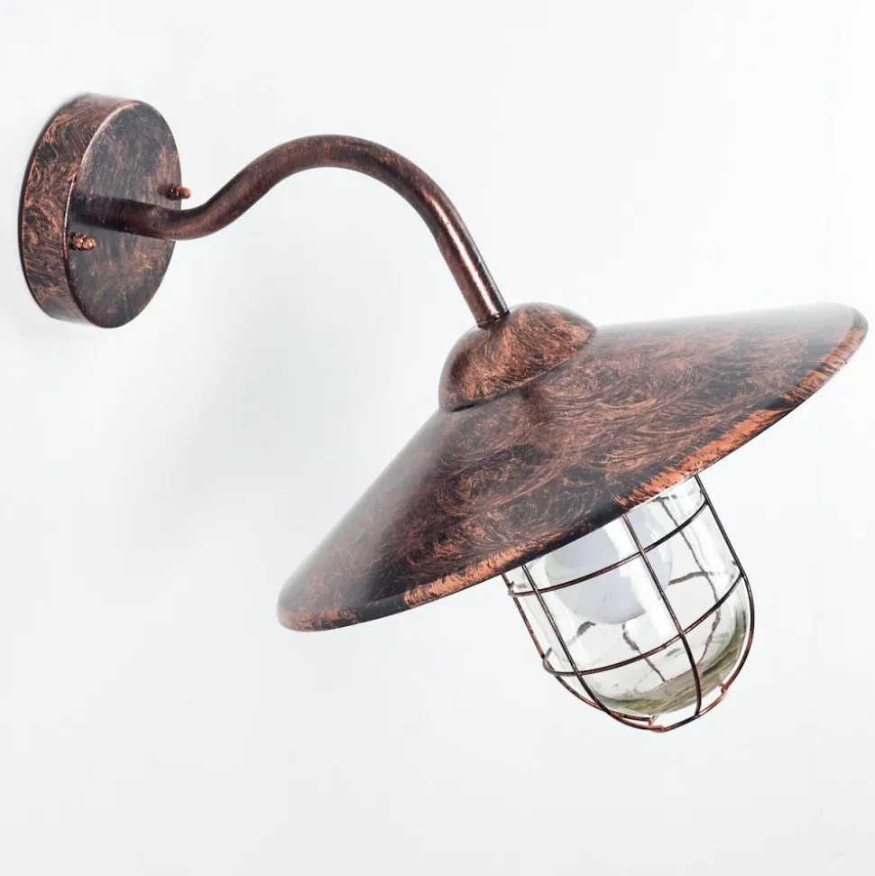 Applique Murale D'Exterieur Oricourt Bronze, 1 Lumiere