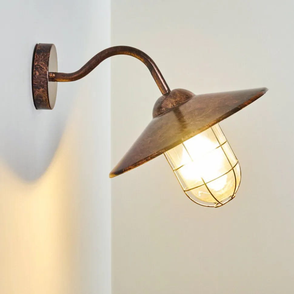 Applique Murale D'Exterieur Oricourt Bronze, 1 Lumiere