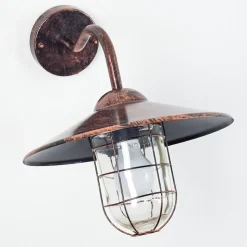 Applique Murale D'Exterieur Oricourt Bronze, 1 Lumiere