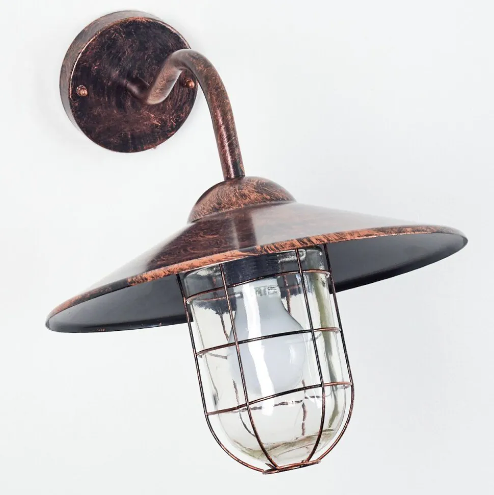 Applique Murale D'Exterieur Oricourt Bronze, 1 Lumiere