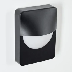 Applique Murale D'Exterieur Primera Noir, 1 Lumiere
