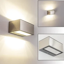 Applique Murale D'Exterieur Spider Led Acier Inoxydable, 1 Lumiere