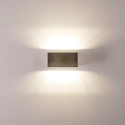 Applique Murale D'Exterieur Spider Led Acier Inoxydable, 1 Lumiere