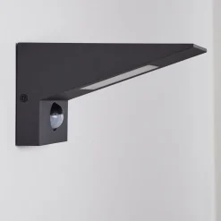 Applique Murale D'Exterieur Matlava Led Anthracite, Blanc, 1 Lumiere, Detecteur De Mouvement