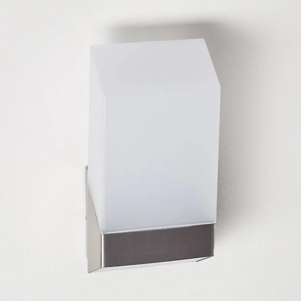 Applique Murale D'Exterieur Clear Led Nickel Mat, 1 Lumiere