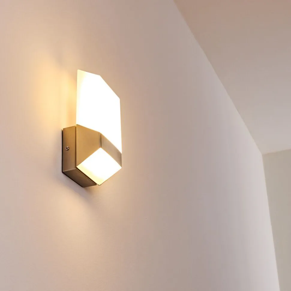 Applique Murale D'Exterieur Clear Led Nickel Mat, 1 Lumiere