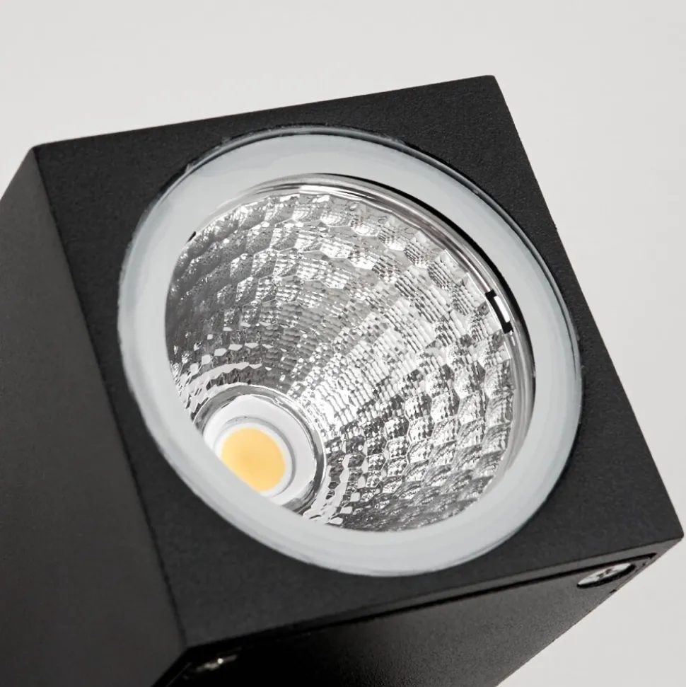 Applique Murale D'Exterieur Holiseva Led Noir, 1 Lumiere