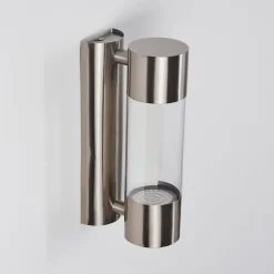 Applique Murale D'Exterieur Caivano Led Nickel Mat, 1 Lumiere