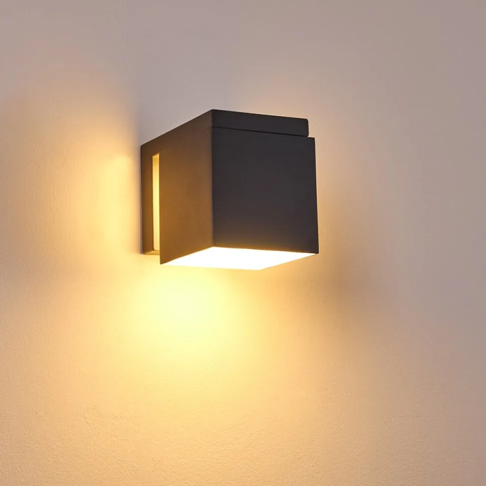 Applique Murale D'Exterieur Swanek Led Anthracite, 1 Lumiere