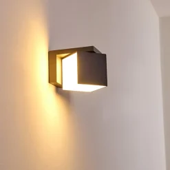 Applique Murale D'Exterieur Swanek Led Anthracite, 1 Lumiere